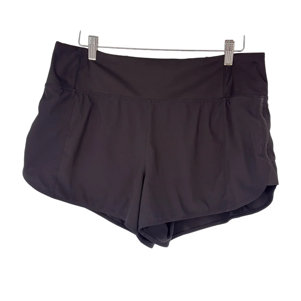 Athleta Women's Running Shorts Black Athletic Workout Training Gym‎